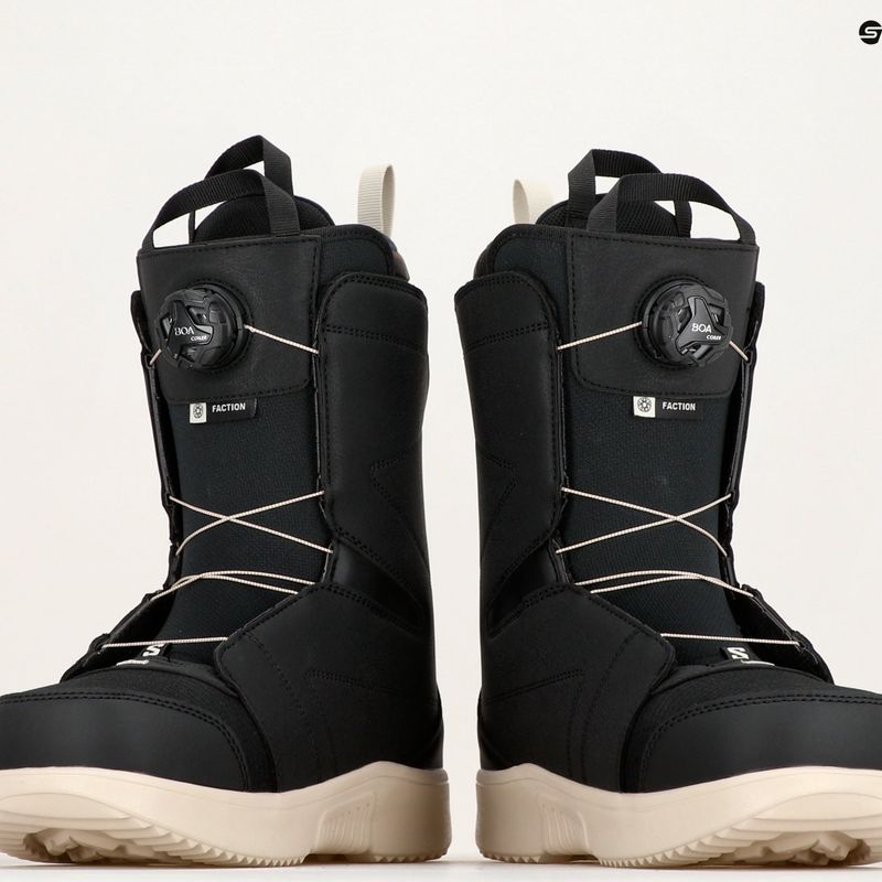 Pánské snowboardové boty Salomon Faction Boa black/black /rainy day 11