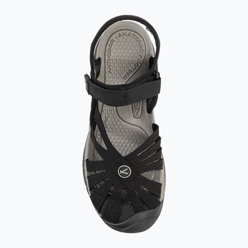 Dámské trekové sandály KEEN Rose black/neutral gray 6