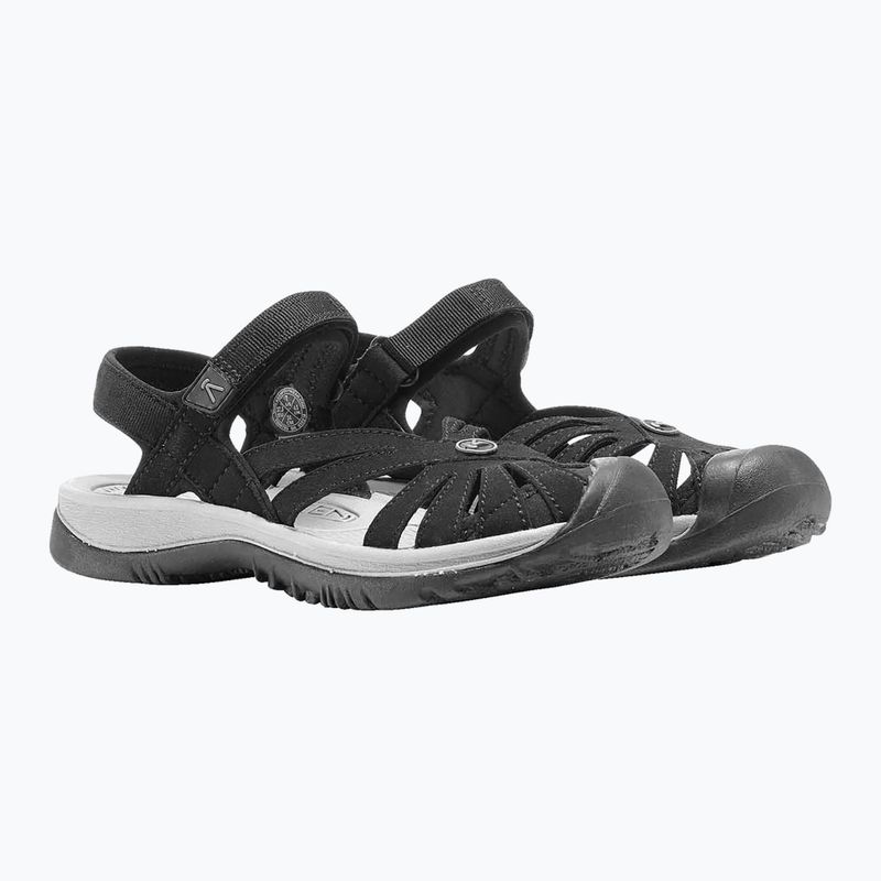 Dámské trekové sandály KEEN Rose black/neutral gray 8
