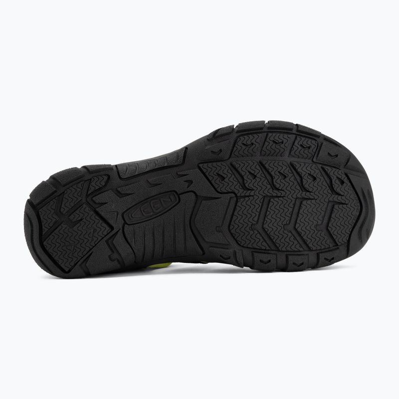 Dětské sandály KEEN Newport H2 black/lime green 4