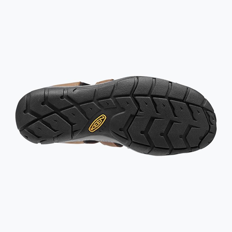 Pánské sandály KEEN Clearwater Cnx Leather dark earth/black  9