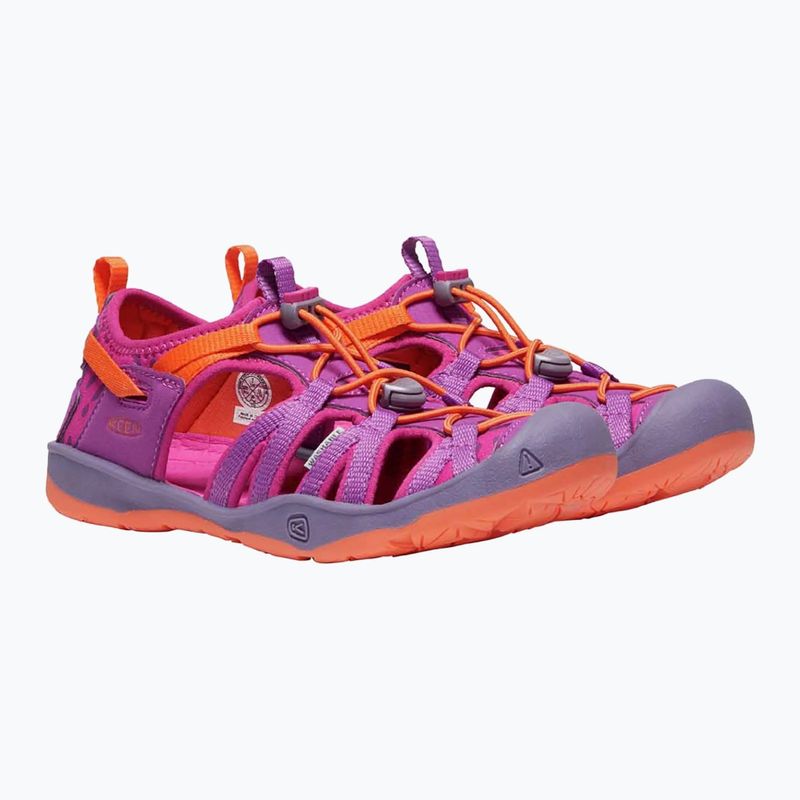 Dětské trekové sandály KEEN Moxie purple wine/nasturtium 9