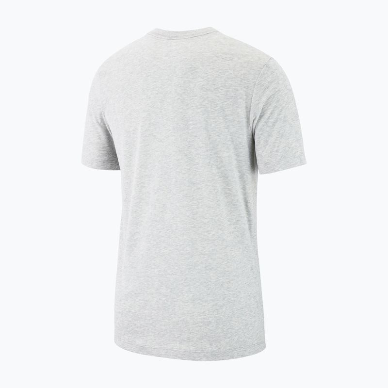 Pánské tričko Nike Dri-Fit dark grey heather/black 6