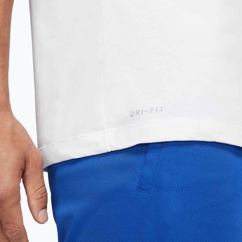 Pánské tričko Nike Dri-Fit smoky white/black 5