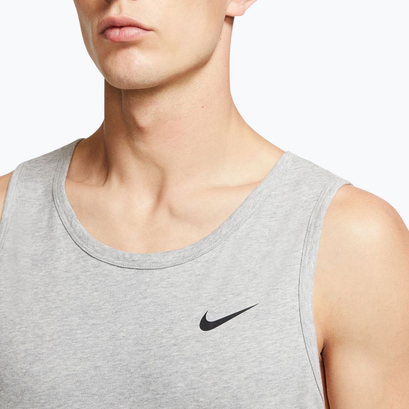Pánské tréninkové tričko Nike Dri-Fit TT dark grey heather/black 4