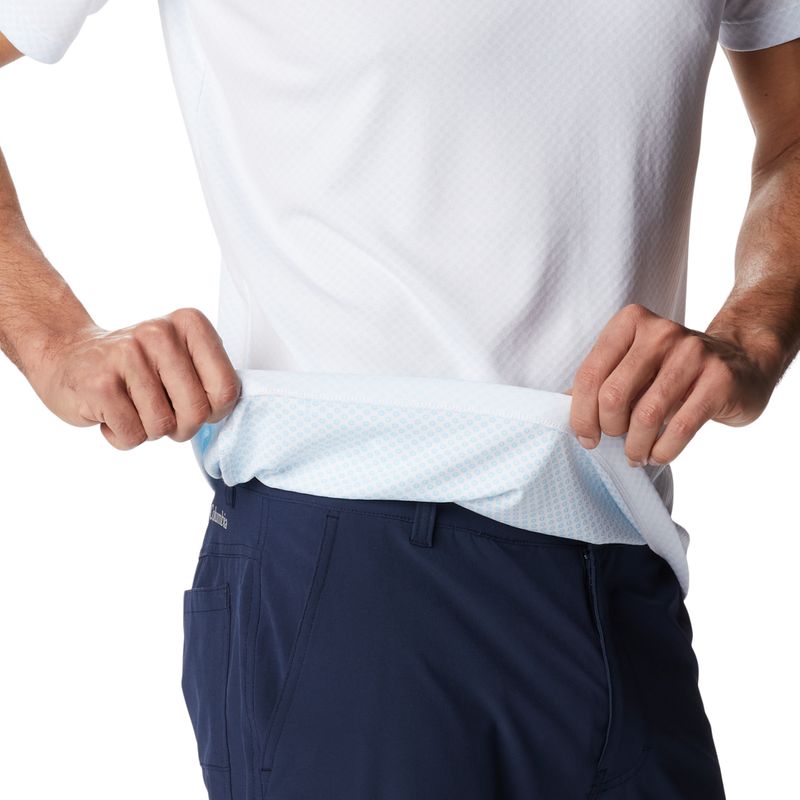 Pánské trekingové tričko Columbia Zero Rules bílé 1533313100 5