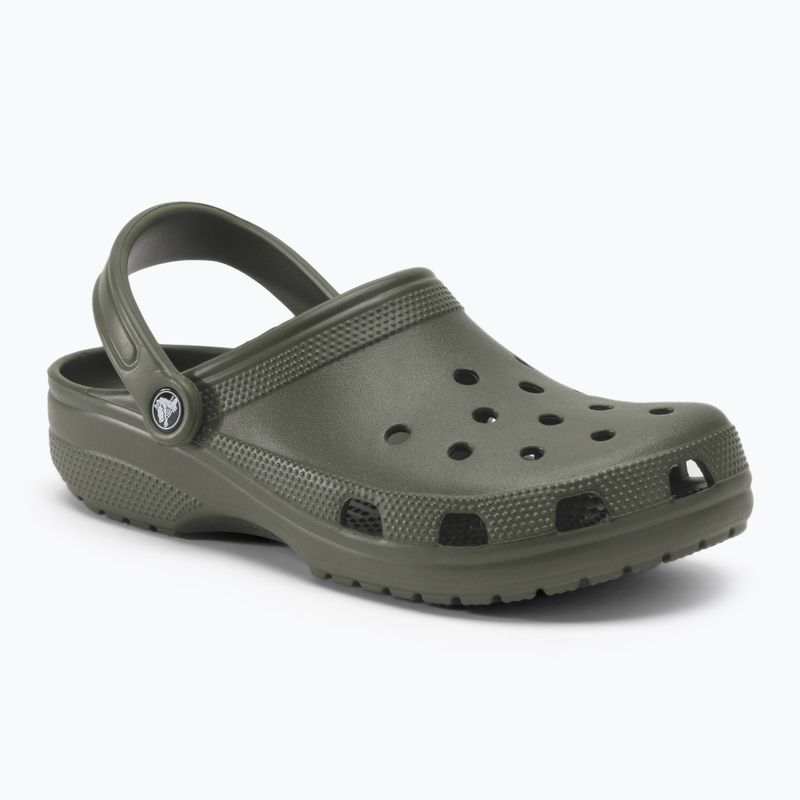 Nazouváky  Crocs Classic dusty olive 2