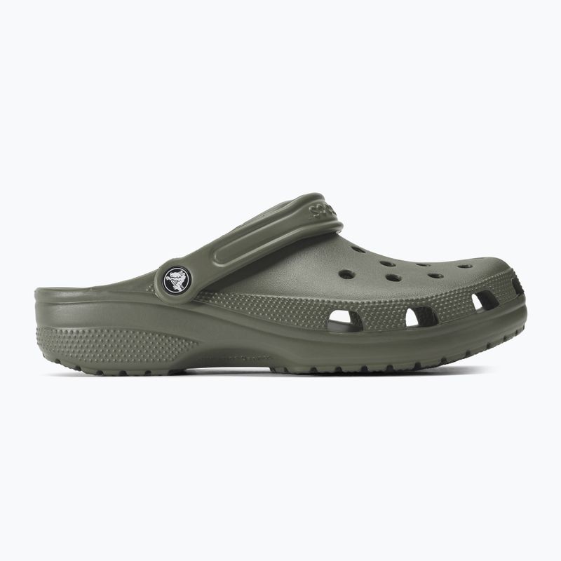 Nazouváky  Crocs Classic dusty olive 3