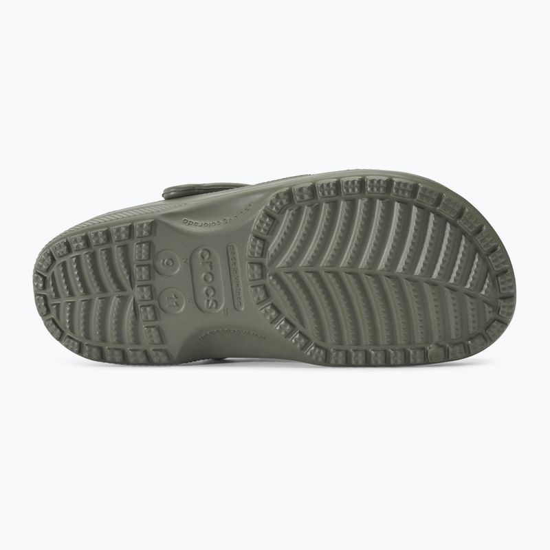 Nazouváky  Crocs Classic dusty olive 6