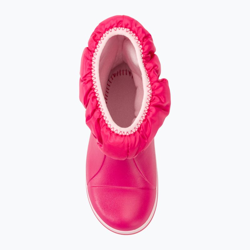 Crocs Winter Puff Dětské sněhule candy pink 5
