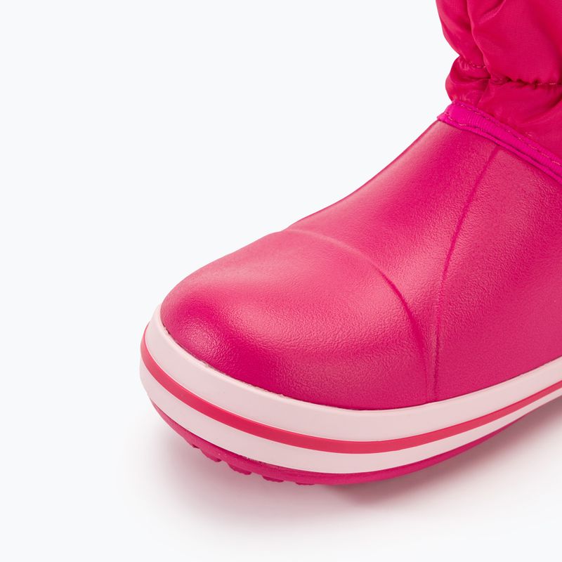 Crocs Winter Puff Dětské sněhule candy pink 7