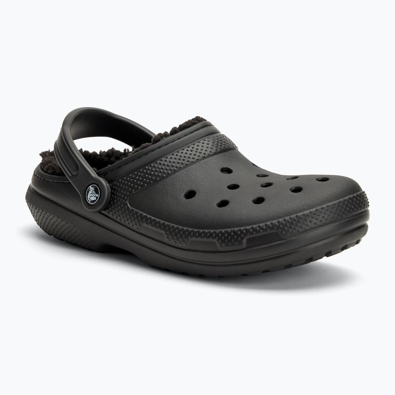 Nazouváky  Crocs Classic Lined Clog black/black 2