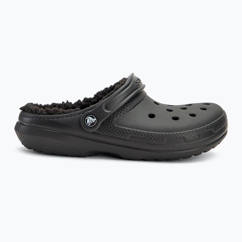 Nazouváky  Crocs Classic Lined Clog black/black 3