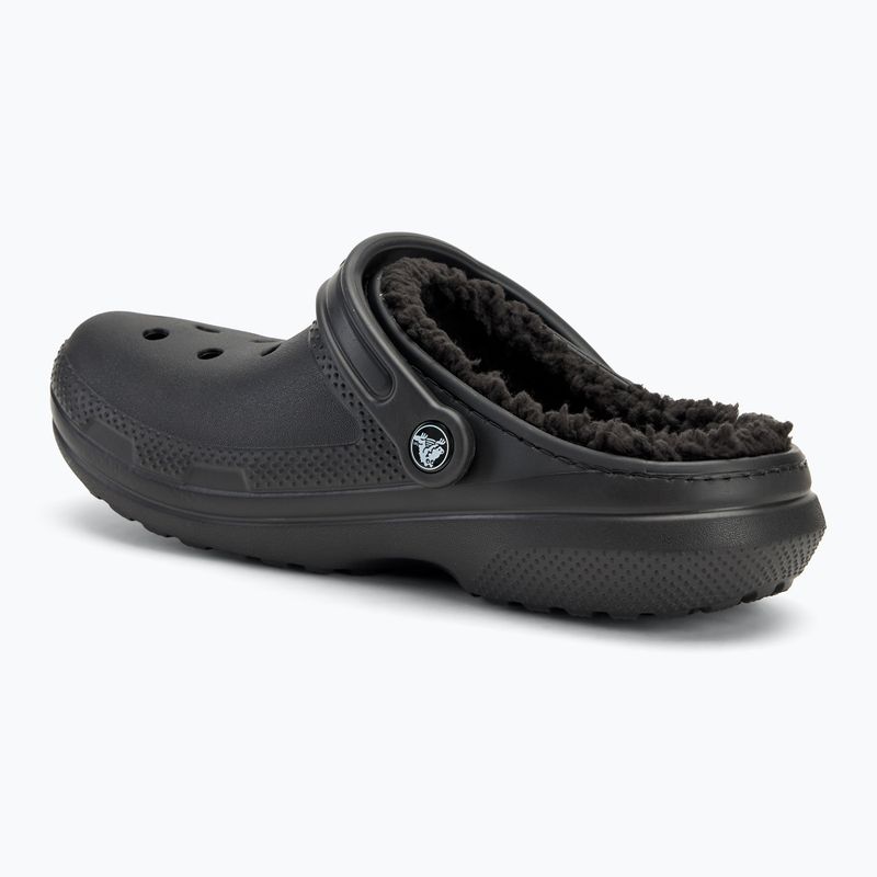 Nazouváky  Crocs Classic Lined Clog black/black 4