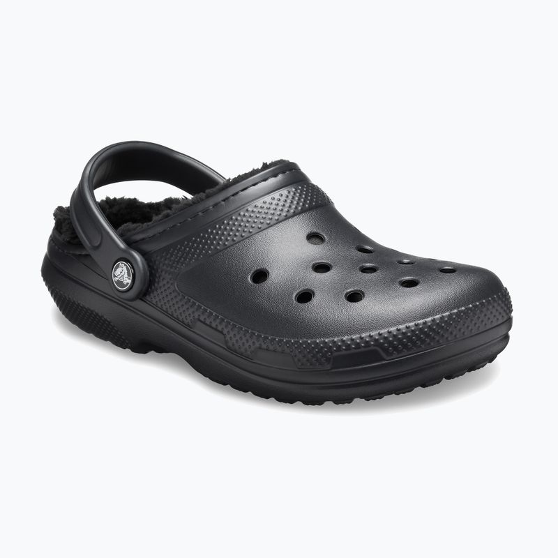 Nazouváky  Crocs Classic Lined Clog black/black 9