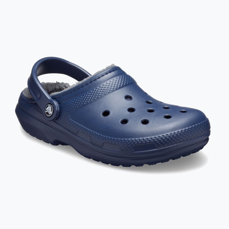 Nazouváky  Crocs Classic Lined Clog navy/charcoal 9