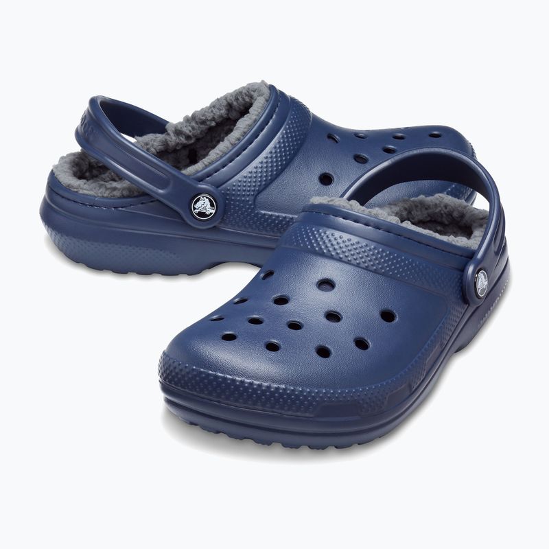 Nazouváky  Crocs Classic Lined Clog navy/charcoal 14