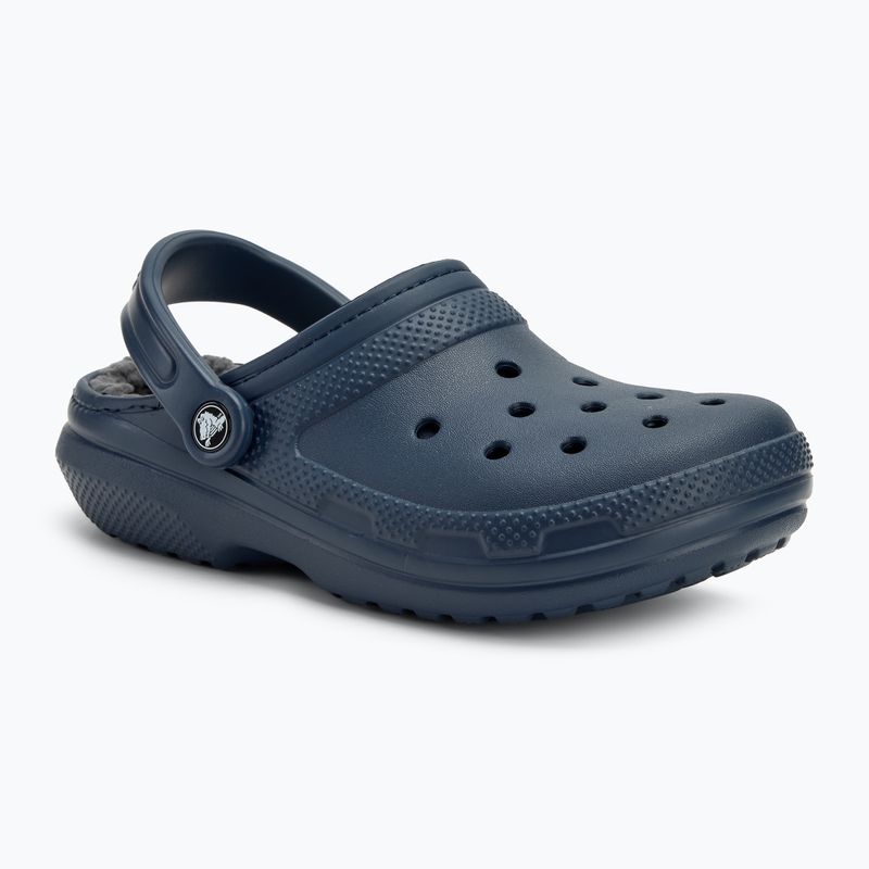 Nazouváky  Crocs Classic Lined Clog navy/charcoal 2