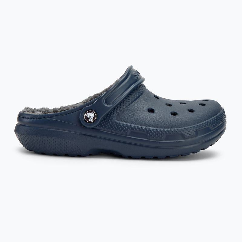 Nazouváky  Crocs Classic Lined Clog navy/charcoal 3