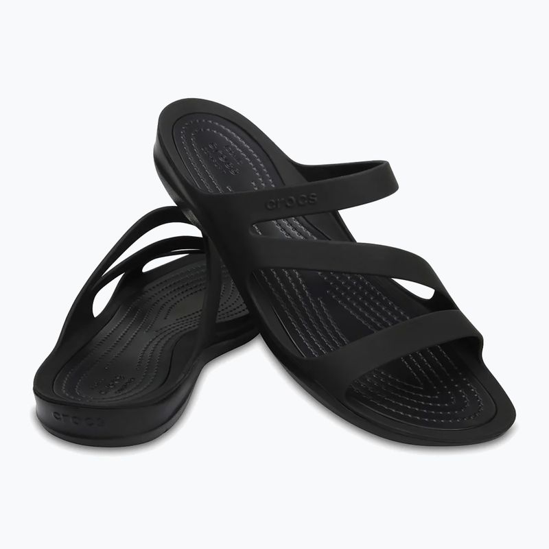 Nazouváky  Crocs Swiftwater Sandal W black/black 203998-060 6