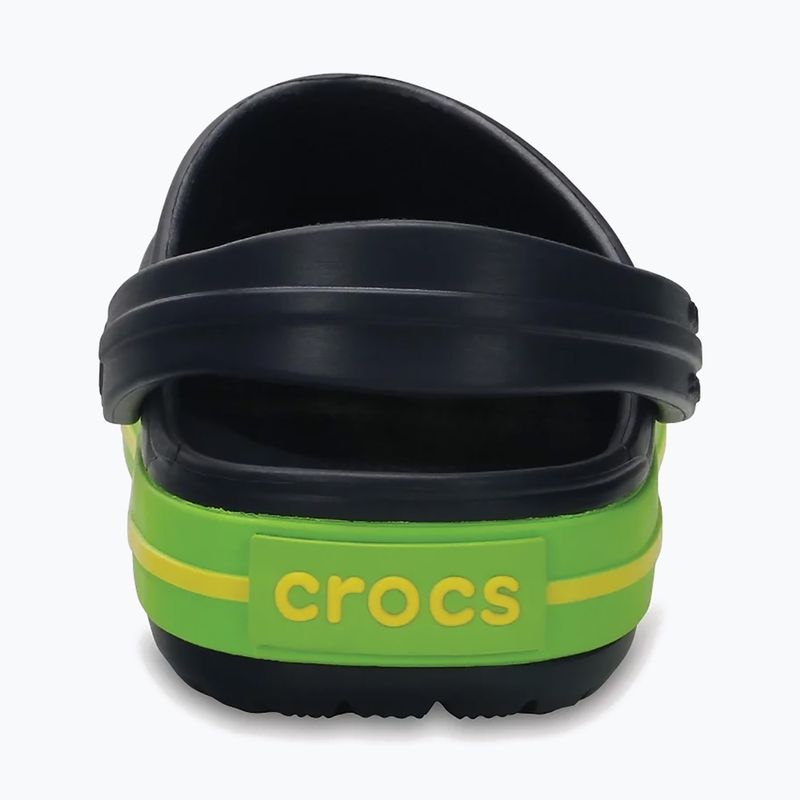 Dětské nazouváky Crocs Crocband Clog navy/volt green 4