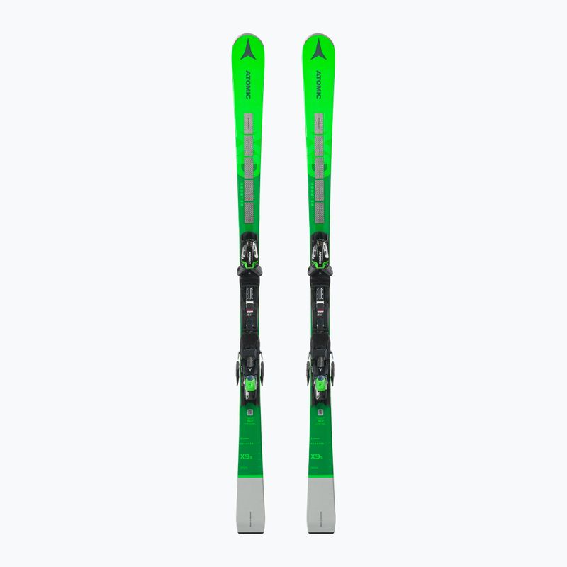 Pánské sjezdové lyže ATOMIC Redster X9S Revoshock S + X12 GW zelené AASS02756