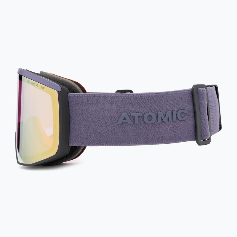 Lyžařské brýle Atomic Four Pro HD Photo dark purple/amber gold 5
