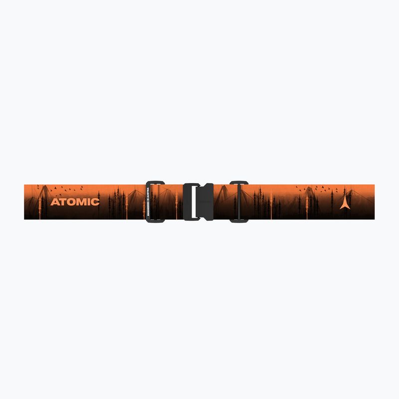 Lyžařské brýle Atomic Four Pro HD Photo black/orange/tree/amber gold 6