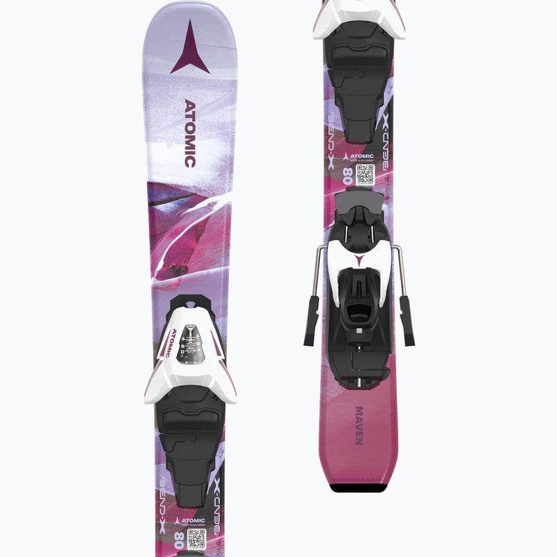 Dětské sjezdové lyže  Atomic Maven Girl JTXS + vázání C5 GW pink 10