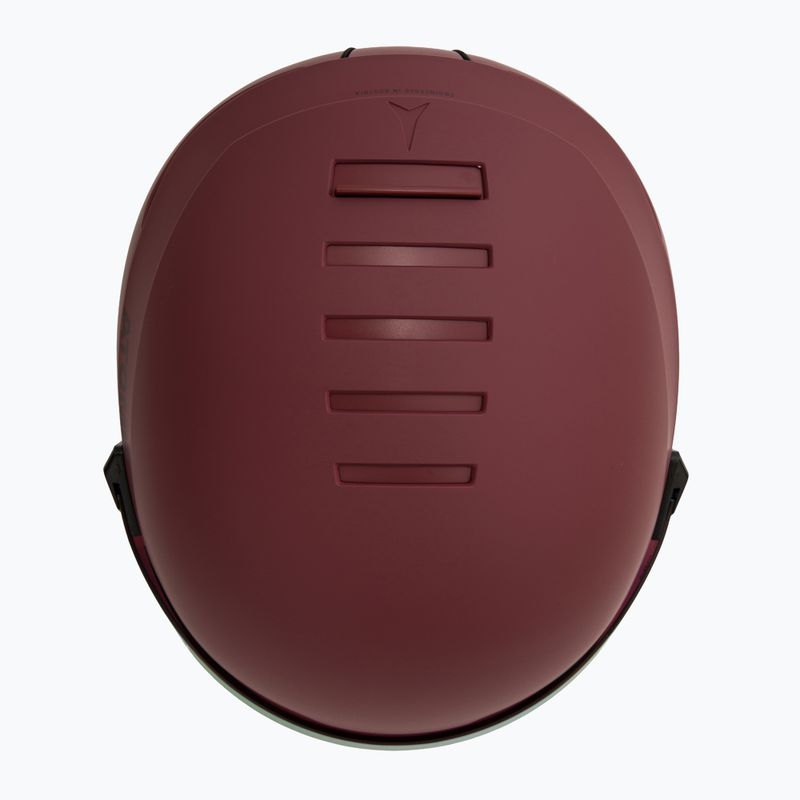 Lyžařská helma Atomic Savor Visor Stereo maroon/red stereo 6