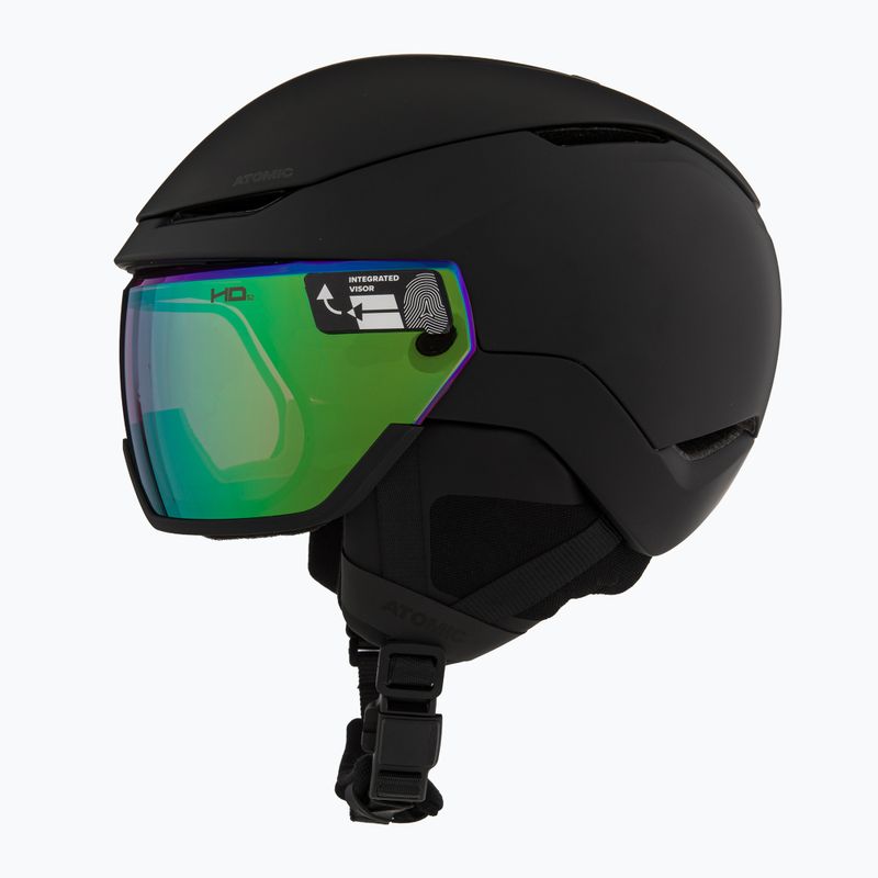 Lyžařská helma Atomic Revent GT Amid Visor HD black/green hd 3