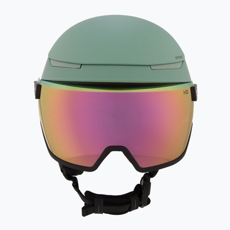 Lyžařská helma  Atomic Revent GT Amid Visor HD pistachio/pink copper hd 2