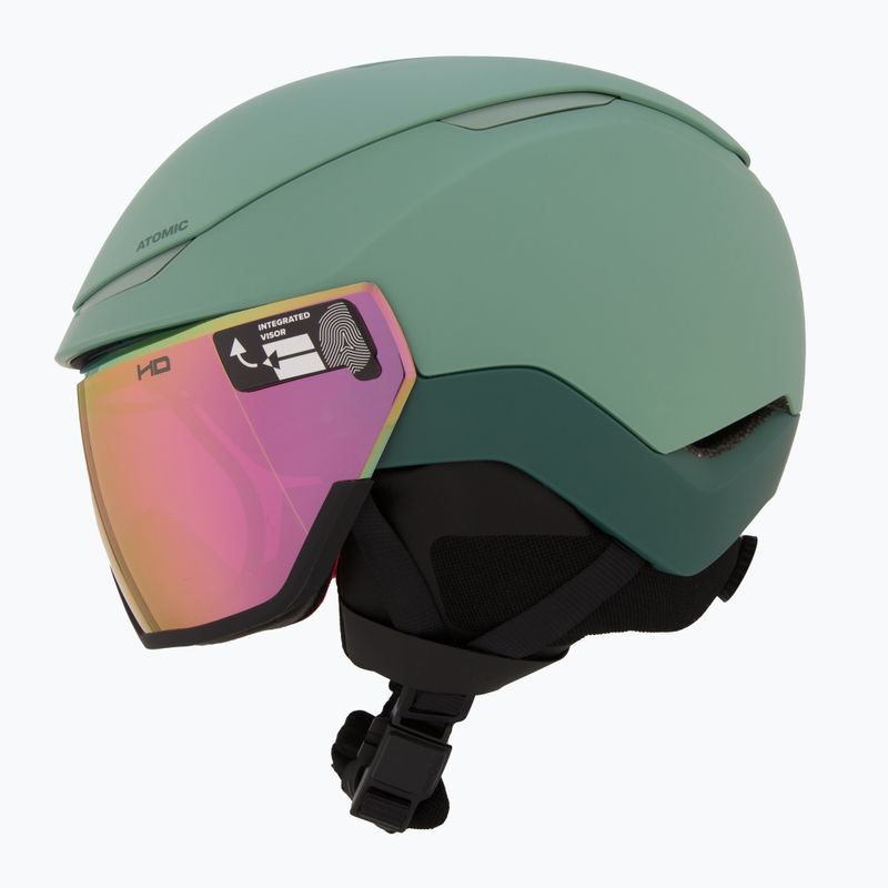 Lyžařská helma  Atomic Revent GT Amid Visor HD pistachio/pink copper hd 4