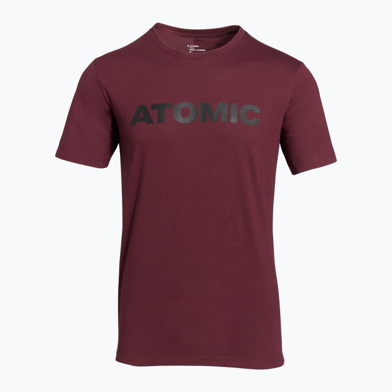 Pánské tričko  Atomic Alps maroon 2