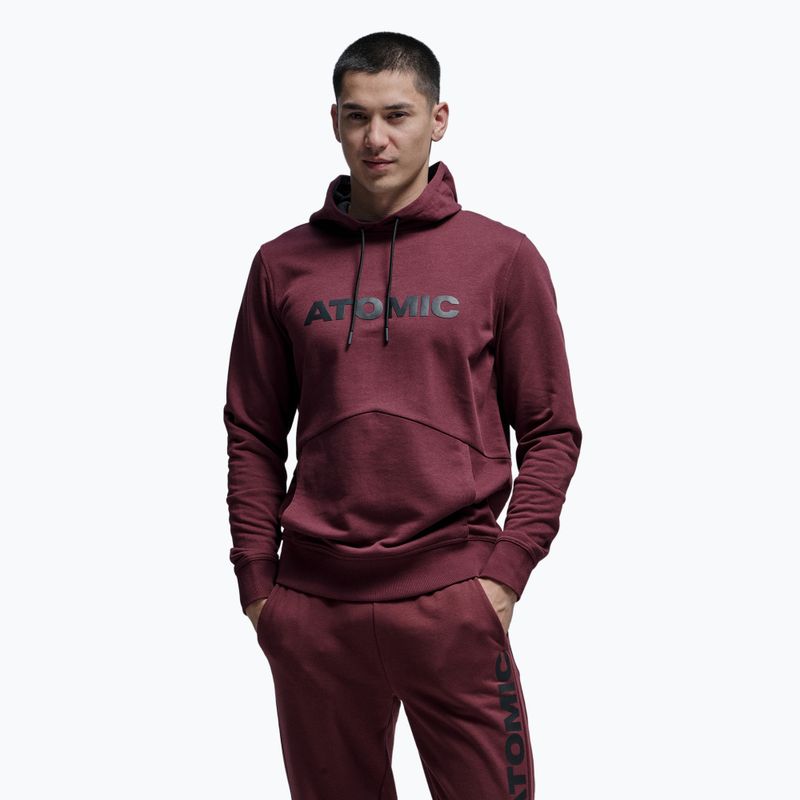 Mikina Atomic RS Hoodie maroon 2