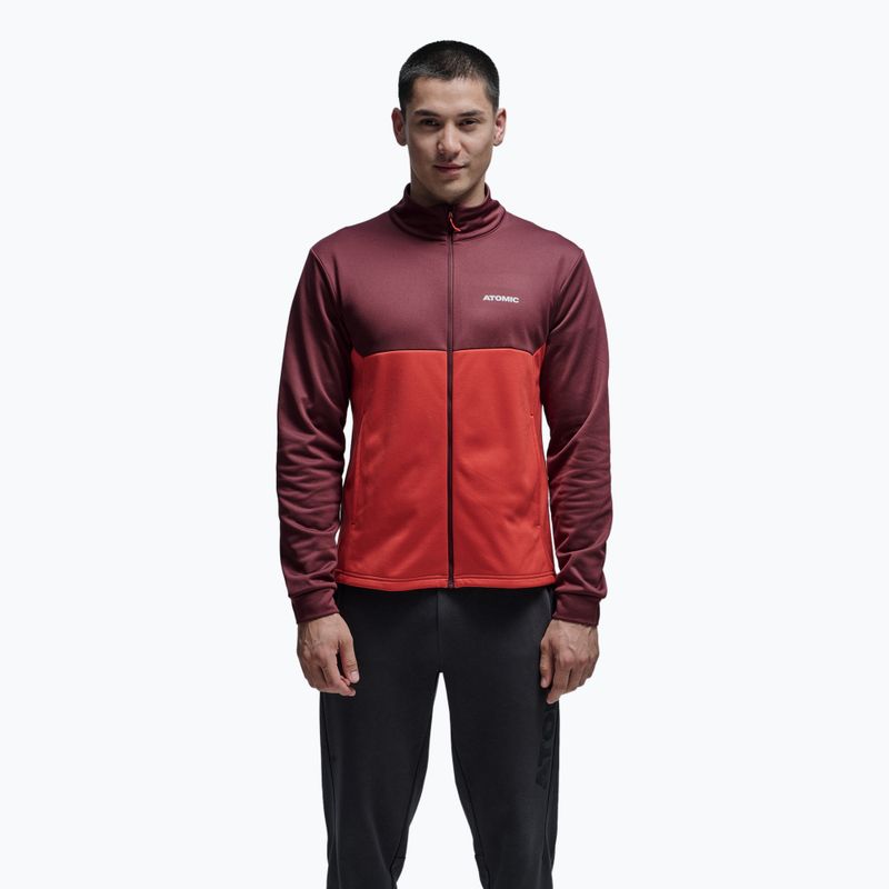 Pánská mikina  Atomic Alps Jacket maroon/ red