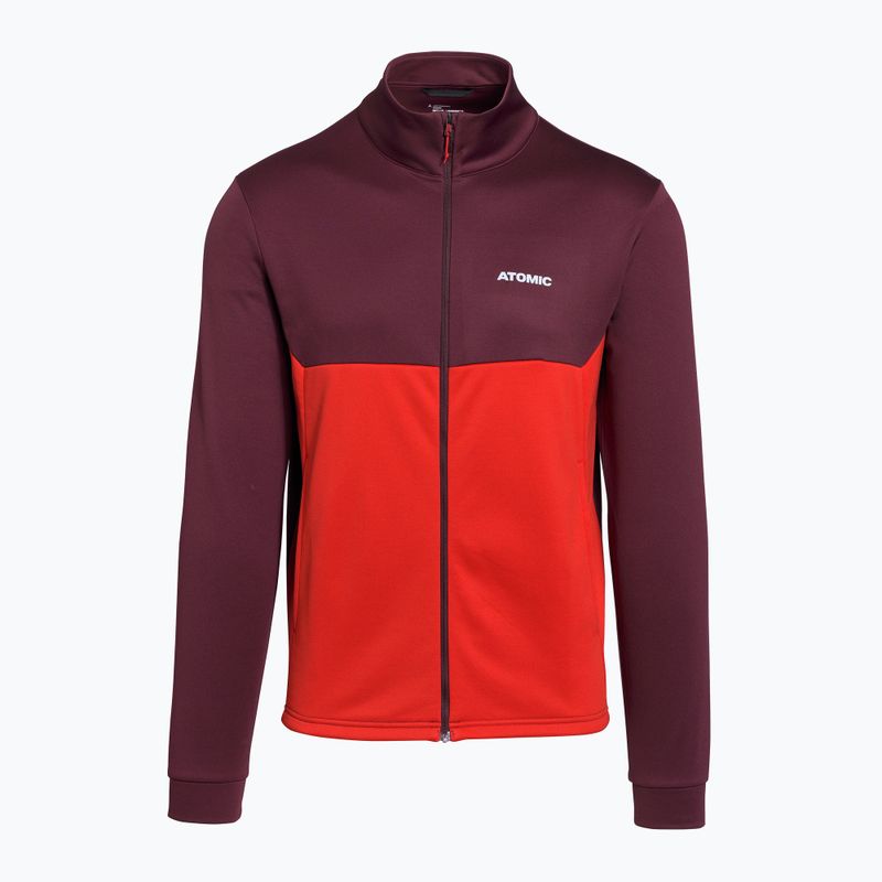 Pánská mikina  Atomic Alps Jacket maroon/ red 4