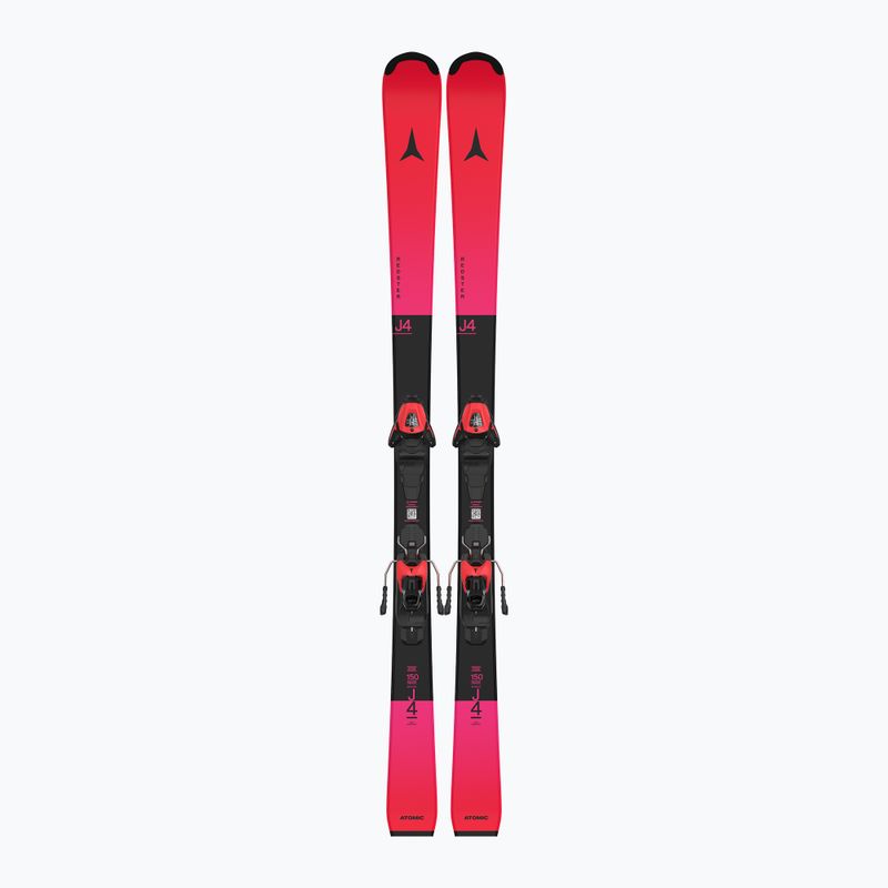 Dětské sjezdové lyže Atomic Redster J4 + vázání L6 GW red tension/black