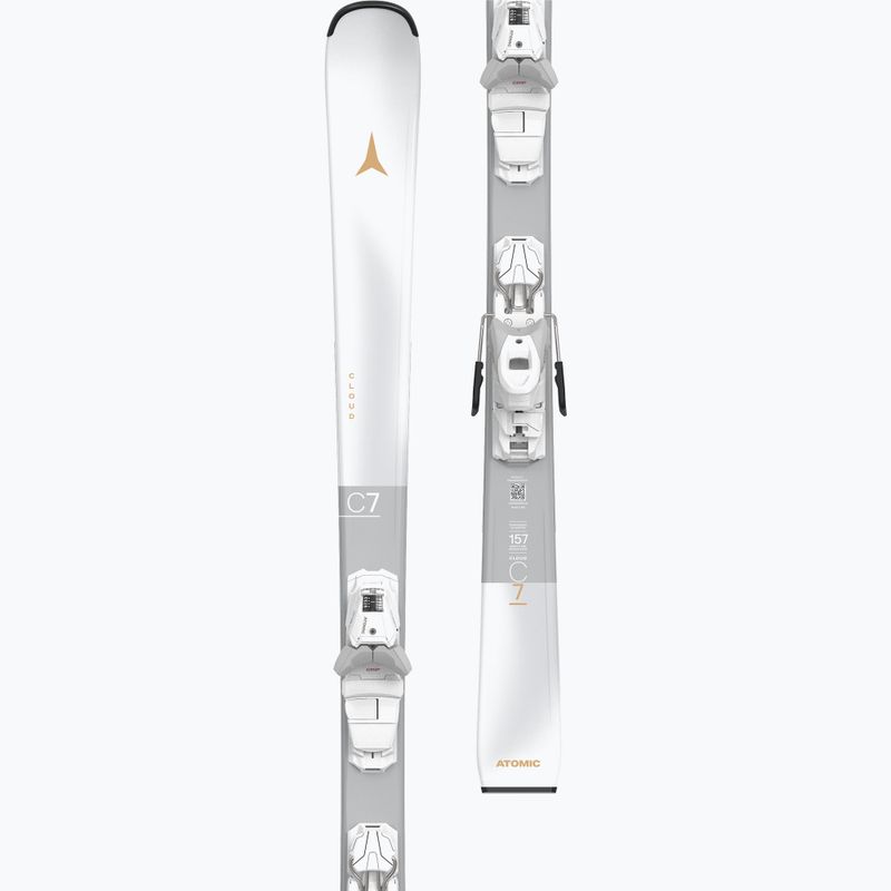 Dámské sjezdové lyže Atomic Cloud C7 White + vázání M10 GW white 7