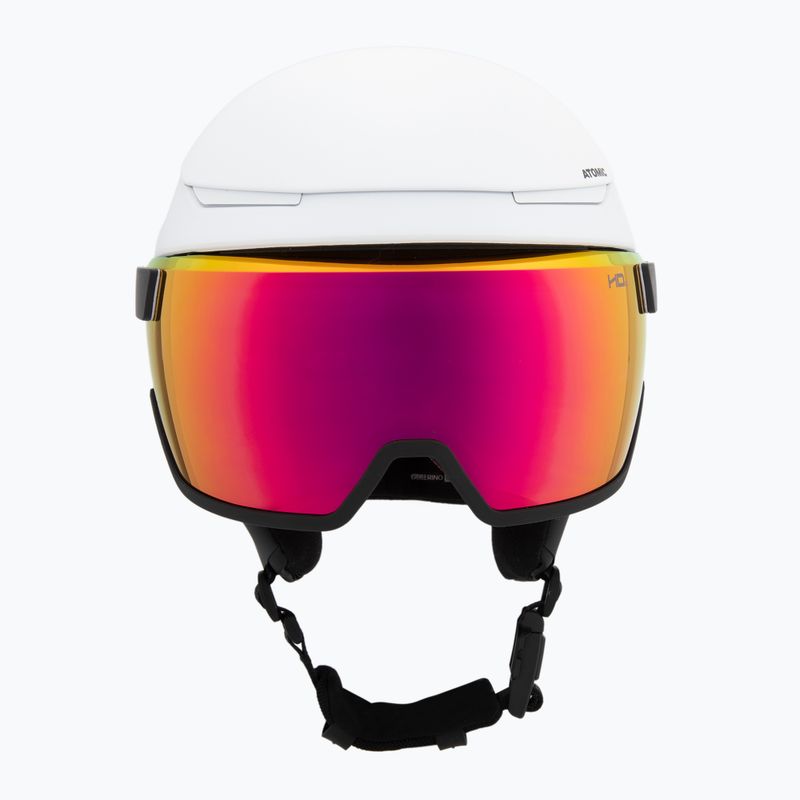Lyžařská helma Atomic Revent GT Amid Visor HD white/black/red hd 2
