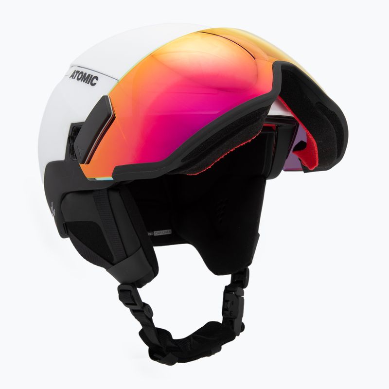 Lyžařská helma Atomic Revent GT Amid Visor HD white/black/red hd 9