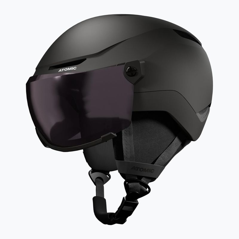 Dětská lyžařská helma Atomic Revent Visor Jr black/red flash 2