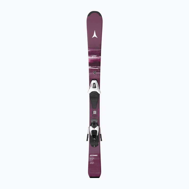 Dětské sjezdové lyže + vázání Atomic Maven Jr 100-120 + C5 GW red plum 2