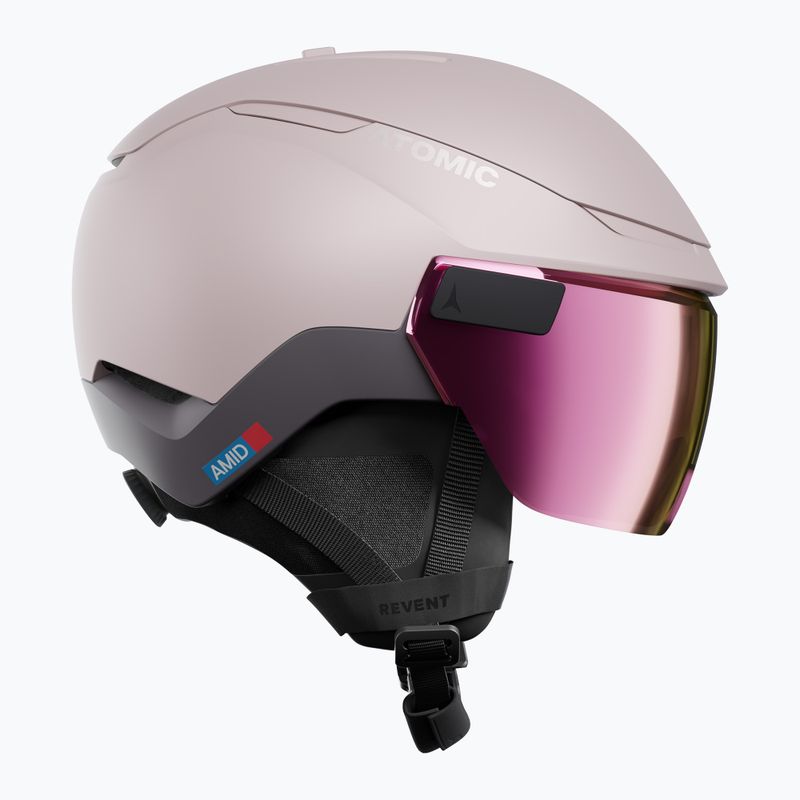 Lyžařská helma Atomic Revent GT Amid Visor HD S2 dust/pink copper