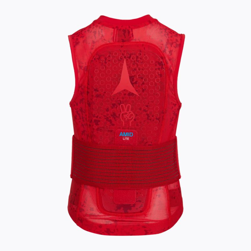 Chránič zad Atomic Live Shield Amid Lite Vest Jr graphic/red 2