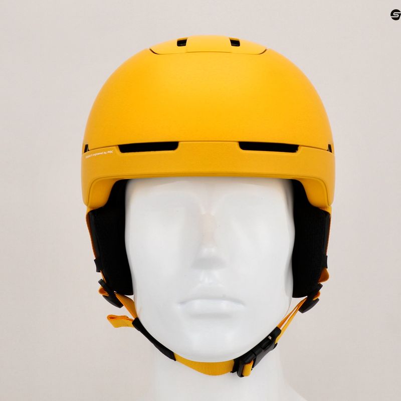 Lyžařská helma POC Obex MIPS sulphite yellow matt 11