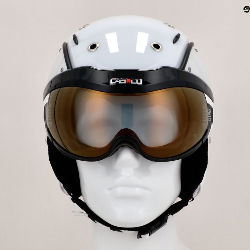 Lyžařská přilba CASCO SP-6 Visorb White 07.2578 8