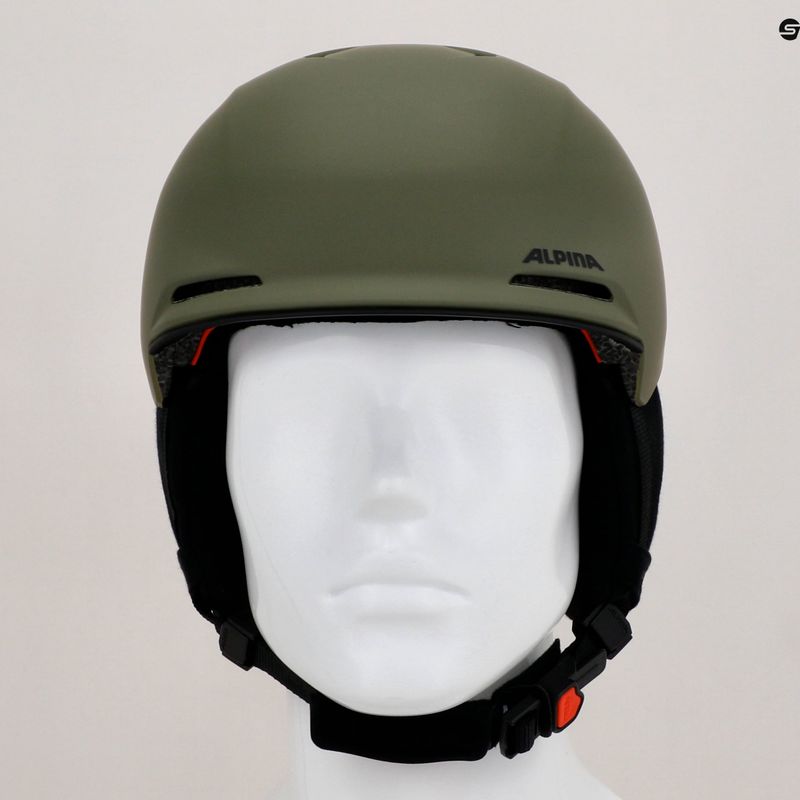 Lyžařská přilba Alpina Brix olive matt 11