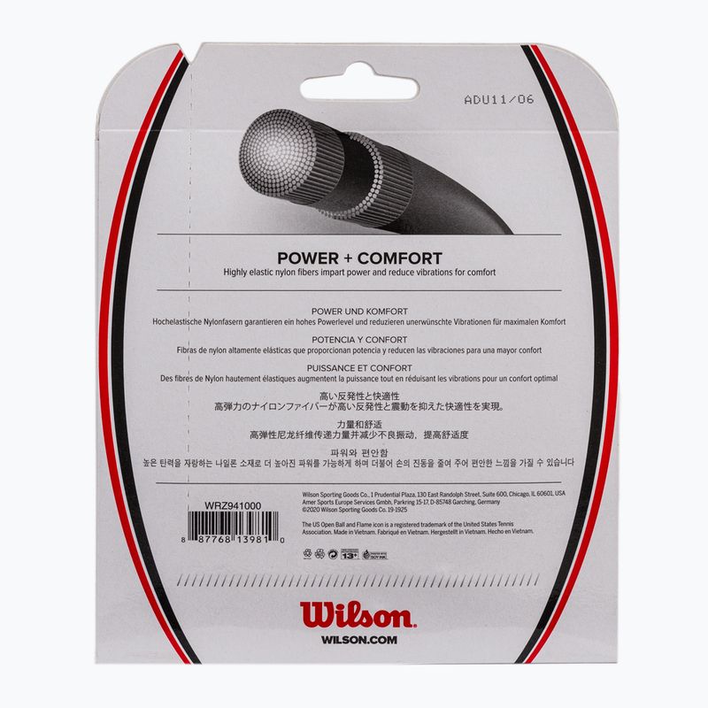 Tenisové struny Wilson Sensation 16 bílá WRZ941000+ 2