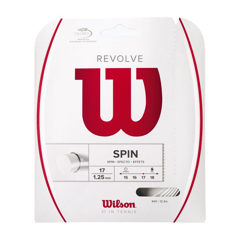 Tenisová struna Wilson Revolve 17 bílá WRZ946600+